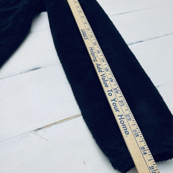 The North Face Oscito Black Full Zip Shaggy Cinch Hem Jacket Women's Medium - Picture 14 of 16